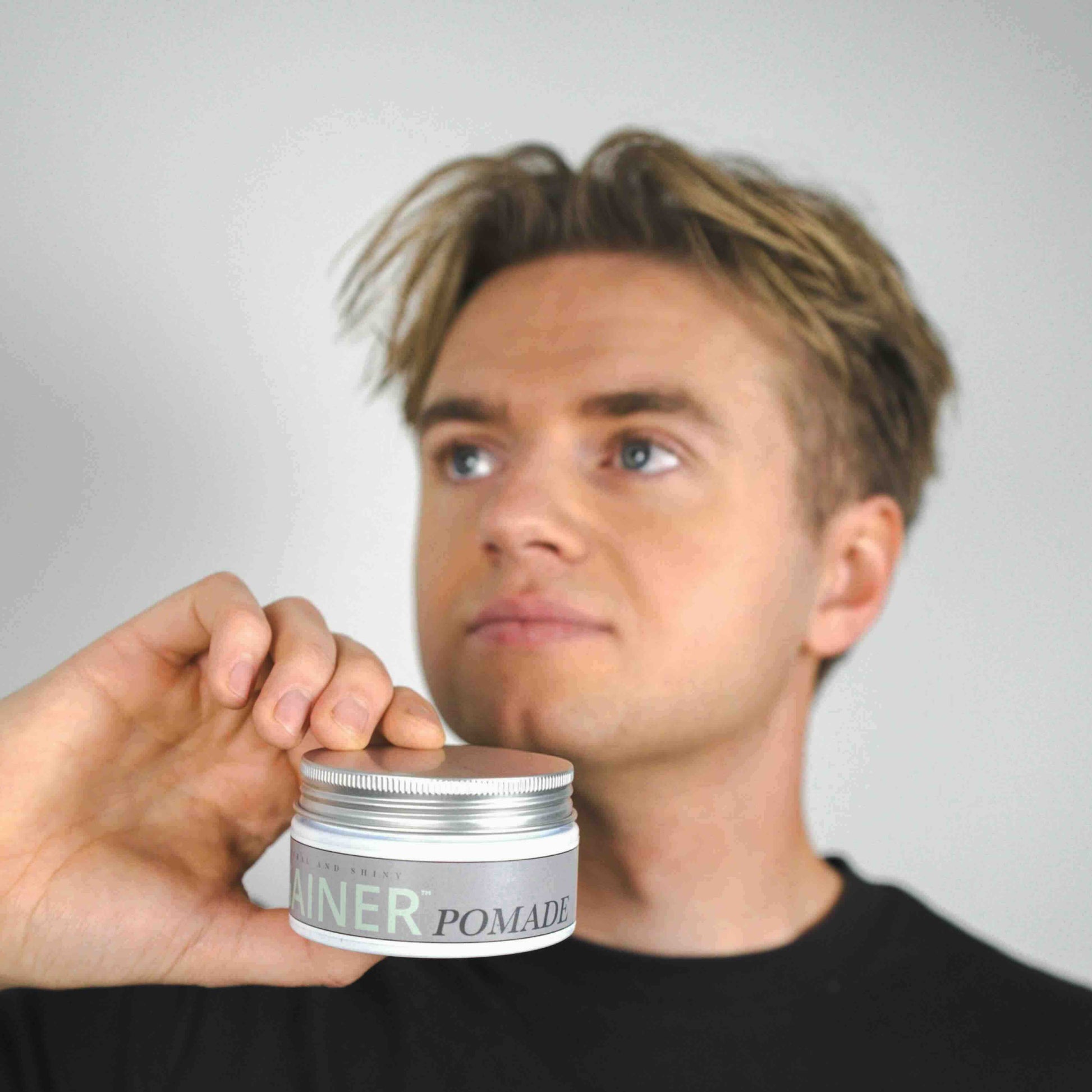 GainerHair Pomade – hårstyling til mænd med glans, struktur og fleksibelt hold
